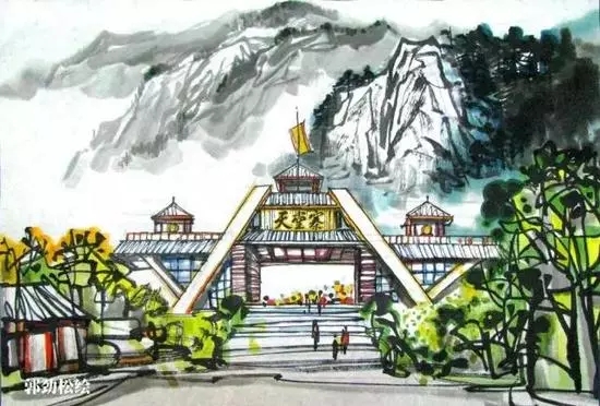 安徽風(fēng)景如畫！手繪版的安徽旅游景點(diǎn)更美！